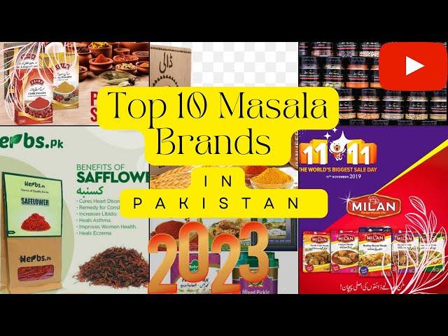 TOP 10 MASALA BRANDS IN PAKISTAN IN 2023