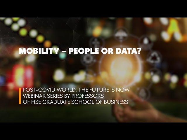 Mobility – People or Data?