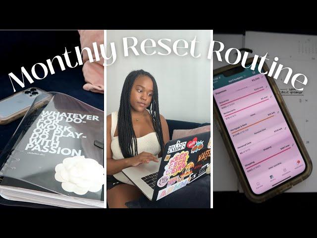 May Monthly Reset Routine | budgeting, goal setting, small business check in