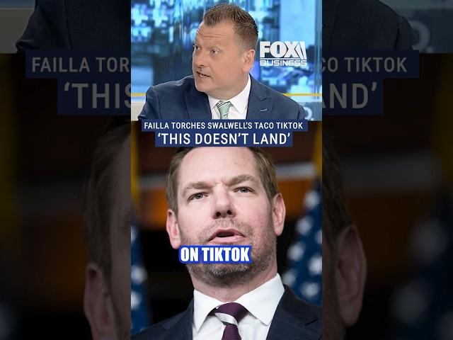 Failla rips Rep. Swalwell's Taco TikTok: 'Nobody watched that and laughed' #shorts  #politics #trump