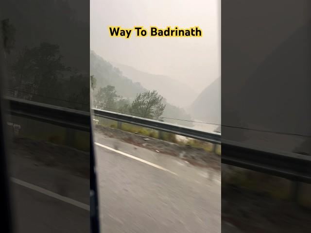 Joshimath to Badrinath Road #barish #badrinath2024 #badrinathroad #chamoli #landslide #kedarnath #UK