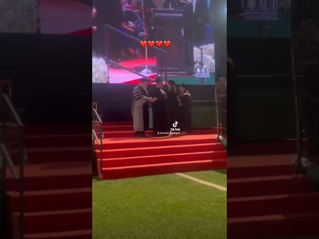 Nadia graduated from the university 