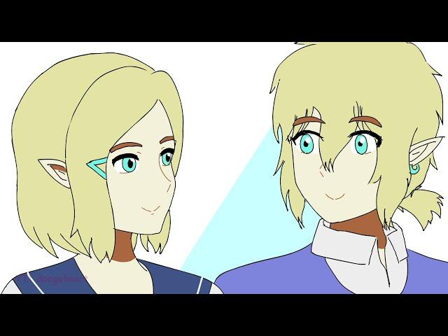 Work in Pairs (a Link & Zelda animation)