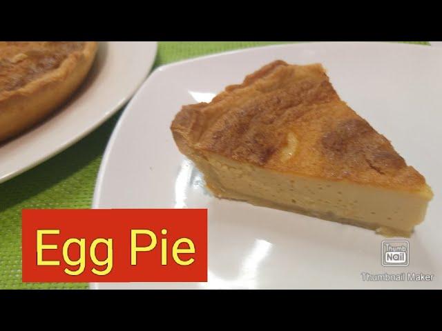 Egg Pie Recipe - Food Tryp