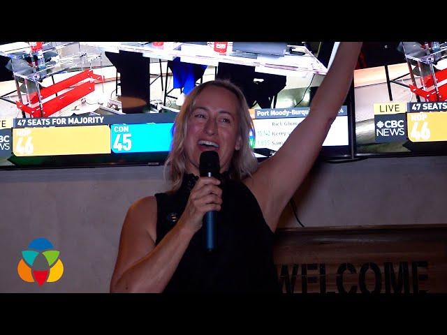 Kristina Loewen victory speech for BC Conservatives in Kelowna Centre