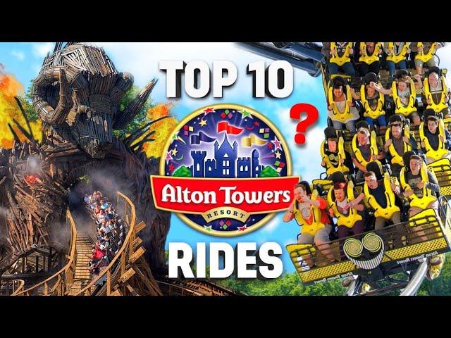 Top 10 RIDES at Alton Towers!