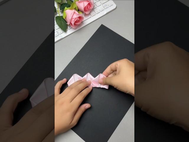 Little Star HandmadeWorks] Use ribbon to make a beautiful rose, simple and beautiful, let's try it