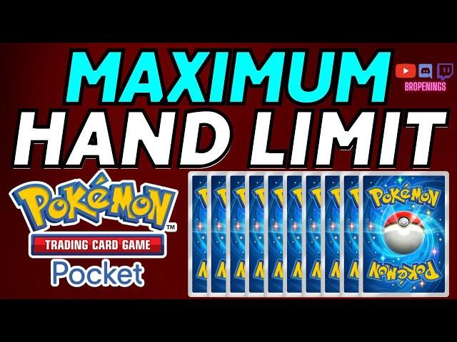 Hand Limit in TCG Pocket #pokemontcgpocket