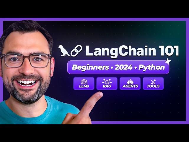 LangChain Master Class For Beginners 2024 [+20 Examples, LangChain V0.2]