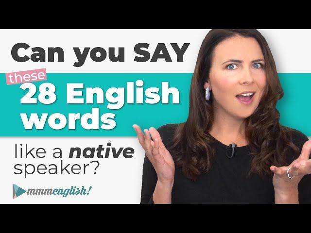 Pronounce English Words Correctly! SILENT SYLLABLES 