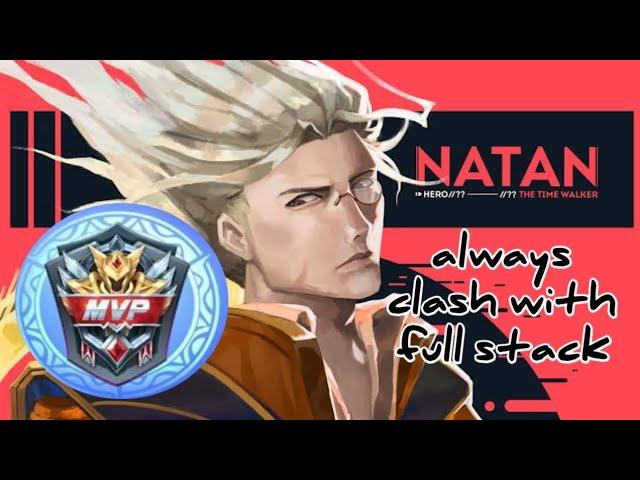 Natan MVP game highlights, full stack is the key, use minions #mlbb #natan #windofnature