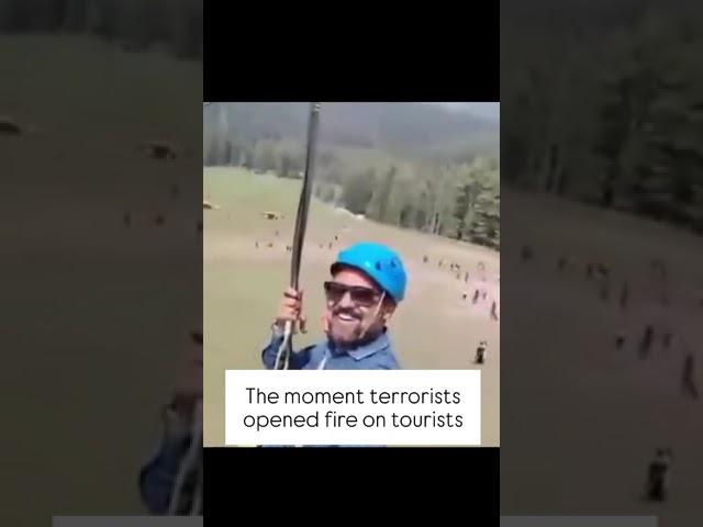 Shocking new video of the Pahalgam terror attack