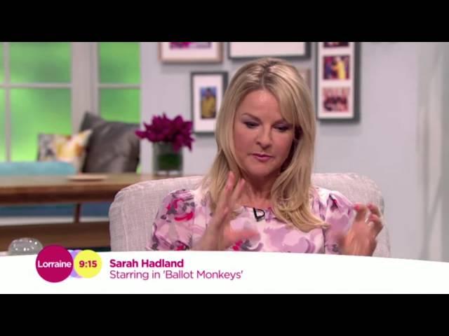 Sarah Hadland On Filming Ballot Monkeys | Lorraine