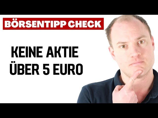 Was denkst du: Macht es Sinn Aktien unter 5 Euro zu kaufen?