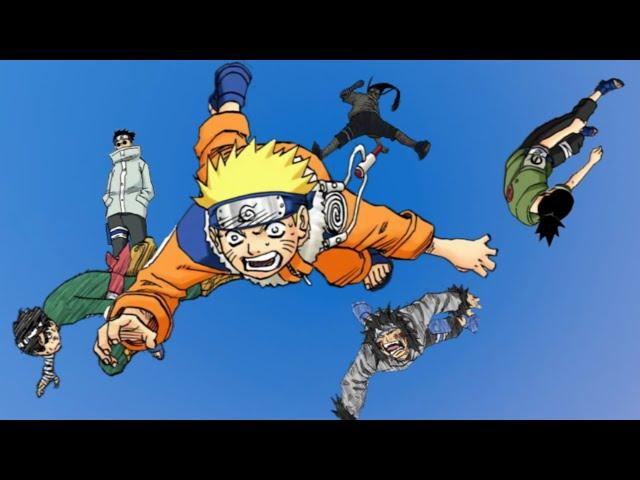 Naruto nem jump out the plane