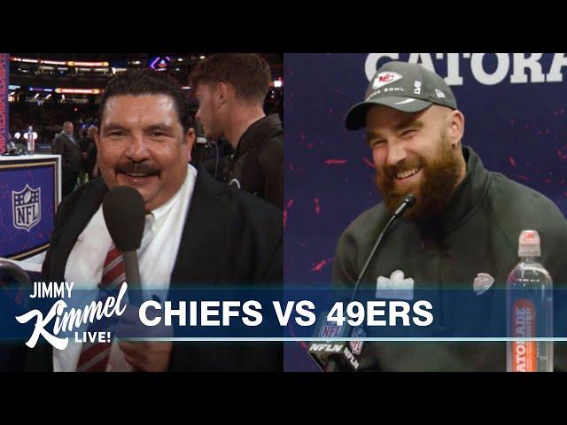 Guillermo at Super Bowl Media Night 2024