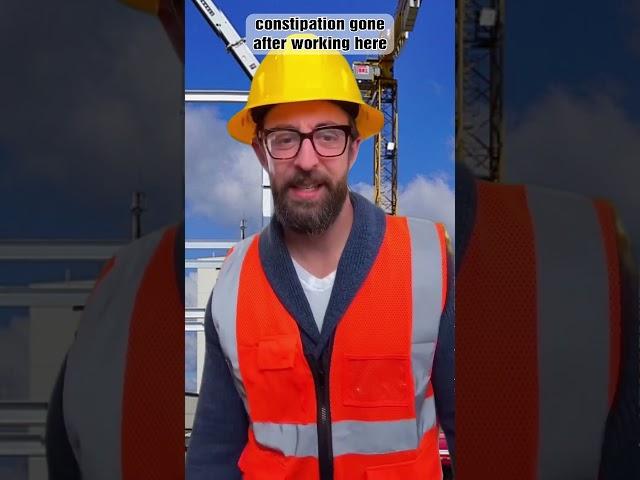 constipation gone after working here #adamrose #construction #engineering #workers