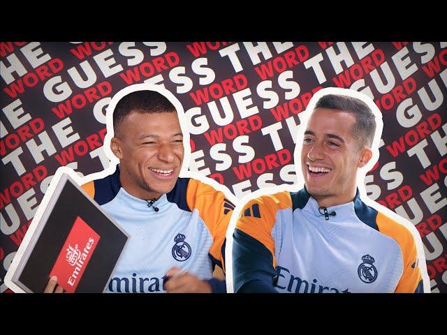 Did they guess all the words correctly? | Mbappé & Lucas Vázquez | Real Madrid