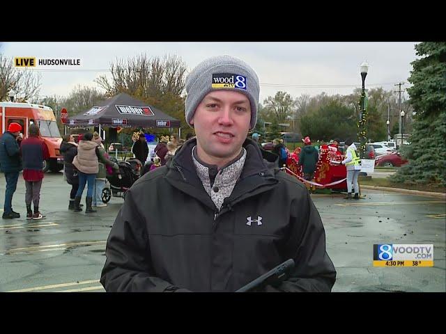 Blake Harms checks in from the Hudsonville Holiday Parade