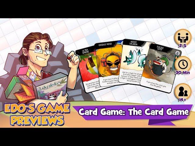 Edo's Card Game: The Card Game Review (KS Preview)