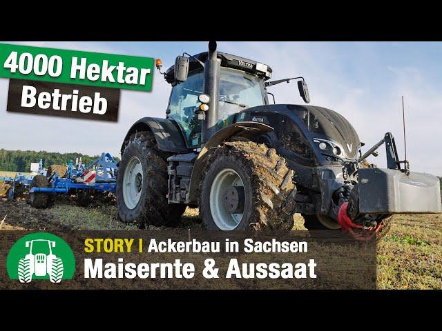 Machern Landwirtschaft | Ackerbau-Reportage | 4000 Hektar | Valtra S-Serie Traktoren