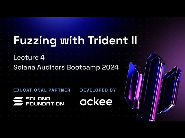 Solana Anchor Program Fuzzing with Trident II