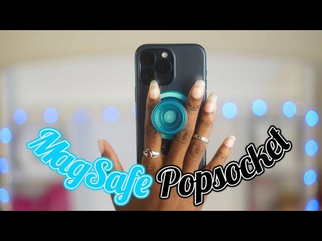 Popsocket For Magsafe For iPhone 15 Pro Max | Electric Blue | Round Magsafe Popsocket | Olivia Henry