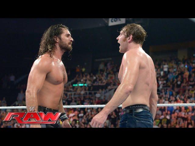 Dean Ambrose vs. Seth Rollins - WWE Championship Match: Raw, July 18, 2016