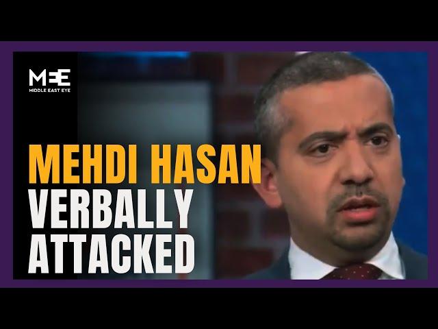 Journalist Mehdi Hasan verbally attacked by rightwing panellist on CNN