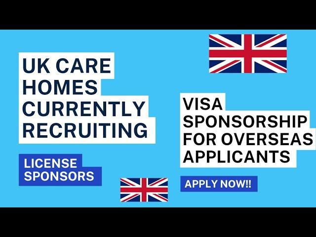 Care homes currently recruiting from overseas|visa sponsorship