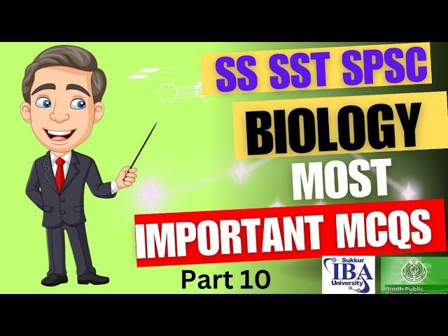 SST Top Biology MCQS | SST Test Preparation 2023 | SST/HST/SPSC #spsc  #fpsc