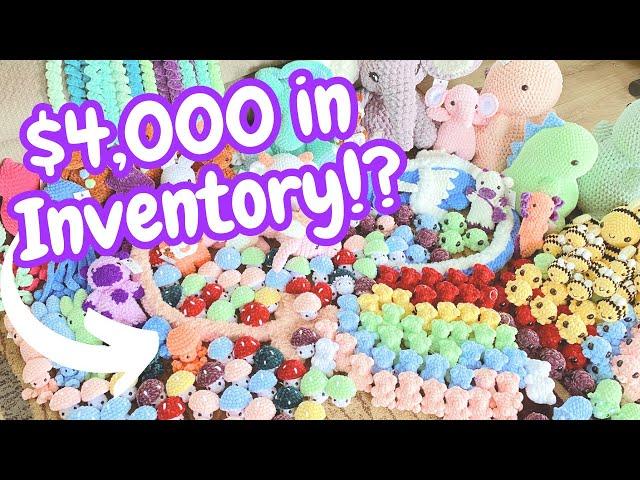 HUGE Market Prepping for My BIGGEST Market Yet! | I Made Over $4000 in Inventory! | Crochet Vlog