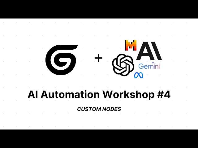 Gumloop Workshop #4 - Custom Nodes