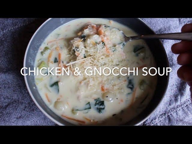 Chicken Gnocchi Soup || Olive Garden Copycat Recipe