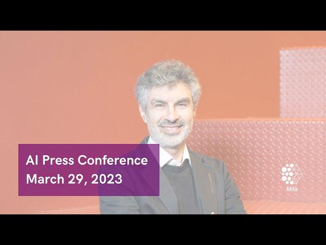 Conférence de presse sur l'IA (complète)- 29 mars 2023 l AI Press Conference (Full)- March 29, 2023