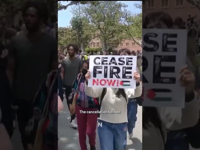 USC cancels graduation ceremony amid valedictorian controversy, protests