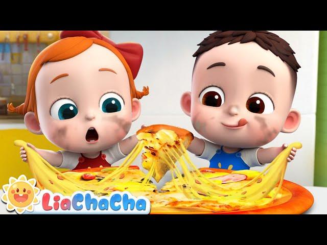 Cutting Pizza Song | Number Song | Counting Numbers | Kids Songs & Nursery Rhymes | LiaChaCha