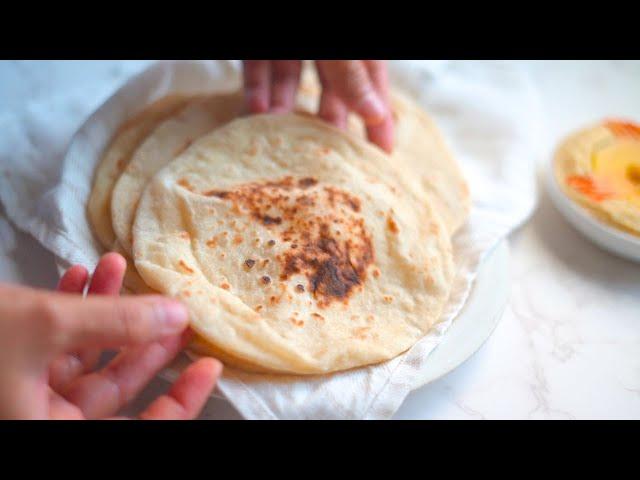 How to make Puffy, Soft, Chewy Sourdough Flatbread | The Best Sourdough Flatbread Recipe!