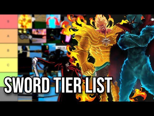 Sword Tier List | Anime Spirits