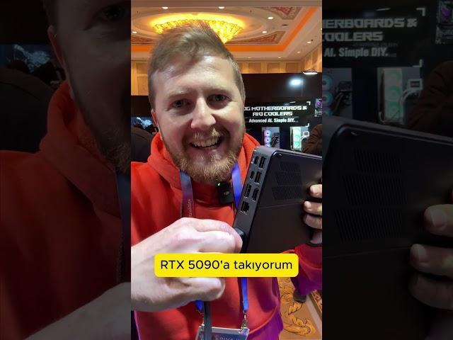 Güç Kablosu Takılan RTX 5090 CES 2025 #26 #işbirliği