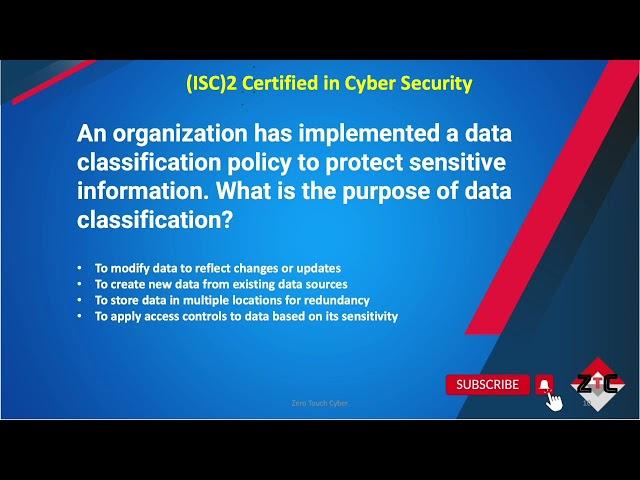 ISC2 Certified in CyberSecurity - Security Operations Domain