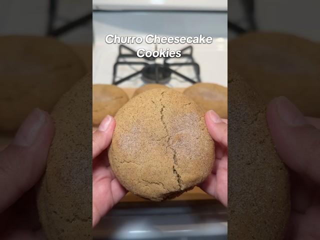 HOW TO MAKE CHURRO CHEESECAKE COOKIES #shortvideo #recipe #cookies #cheesecake #easyrecipe #dessert