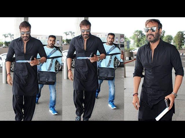 Ajay Devgan Spotted at Mumbai Airport