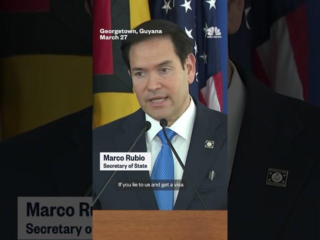 Rubio defends ICE detainment of Tufts graduate student