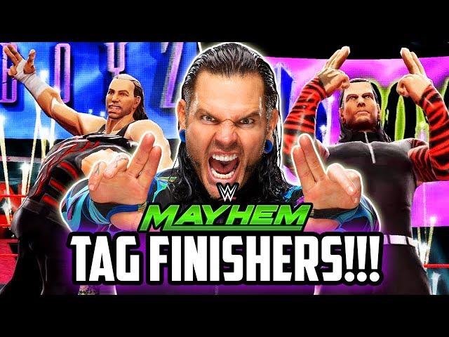 WWE MAYHEM NEW TAG TEAM FINISHERS FEATURE CONCEPT/WISHLIST!!!