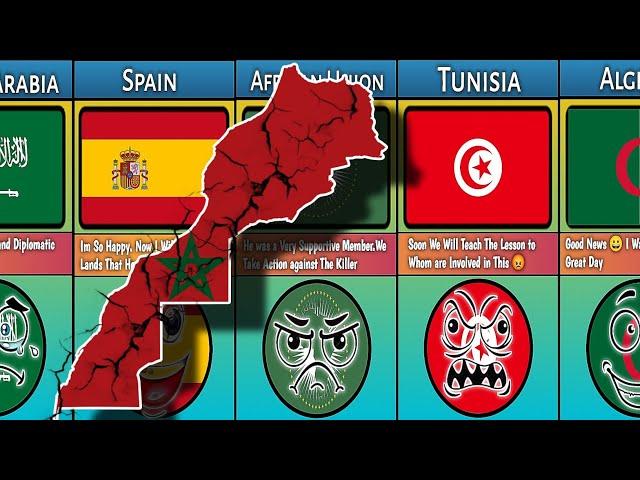 What if Morocco  Died Reaction from different countries _ Comparison Pure Stats