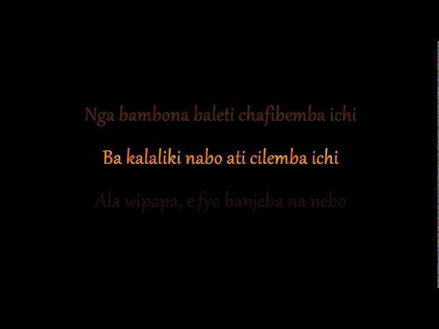 Muzo AKA Alphonso Ft Chef 187 - Chafibemba  ||  Scrolling Lyrics