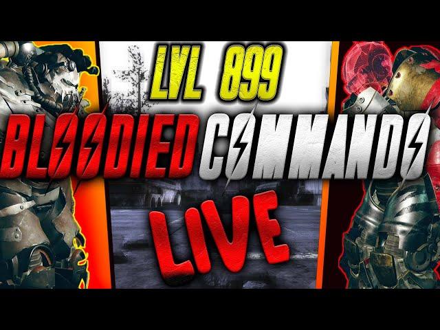 Fallout 76 LIVE 🩸Bloodied Commando🩸 LVL 8️⃣9️⃣9️⃣  Helping New Players and Grinding With Viewers! 