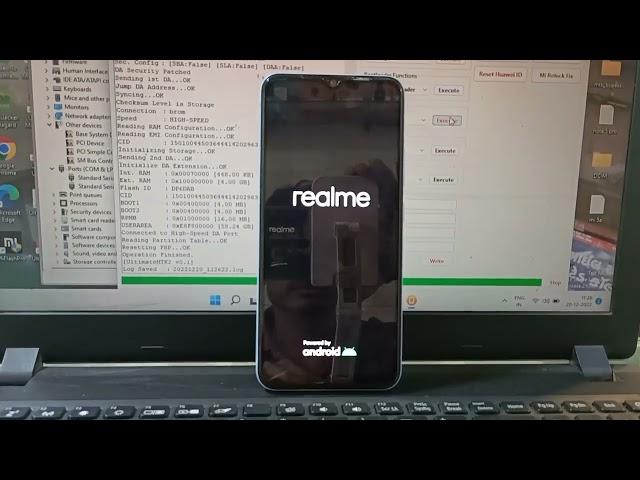 realme narzo 50a frp unlock umt . New update mtk .v0.1 Dene