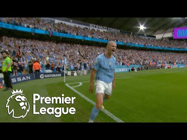 Erling Haaland's hat trick for Manchester City v. Crystal Palace | Premier League | NBC Sports